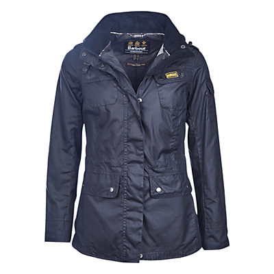 Barbour International Switch Waxed Parka, Navy Barbour International Switch Waxed Parka, Navy